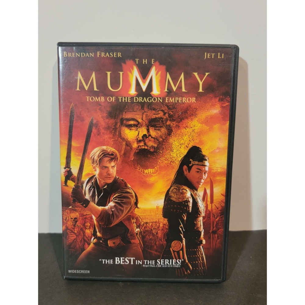 The Mummy Tomb of the Dragon Emperor DVD 2008 Brendan Fraser Jet Li